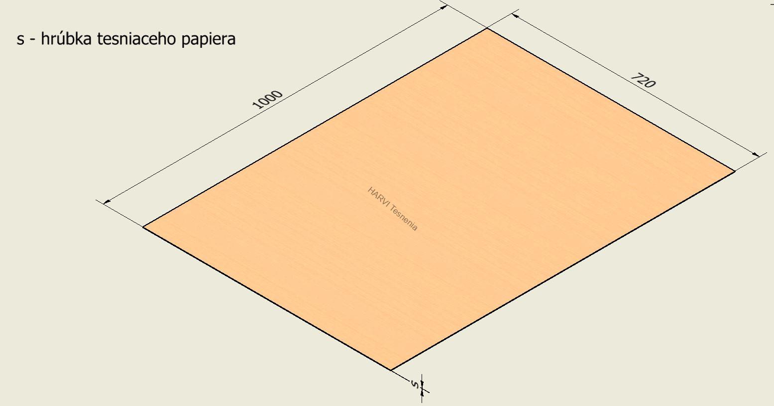 Tesniaci papier 0.2x1000x720 mm